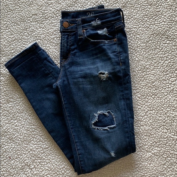 J. Crew Denim - J. Crew distressed jeans